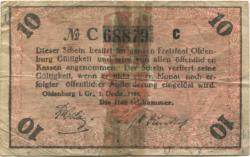 Oldenburg - Handelskammer, Moslestr. 4 - 1.12.1918 - 10 Pfennig