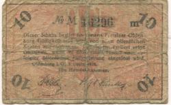 Oldenburg - Handelskammer, Moslestr. 4 - 1.12.1918 - 10 Pfennig