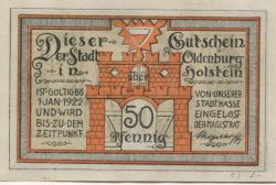 Oldenburg - Stadt - - 1.1.1922 - 50 Pfennig