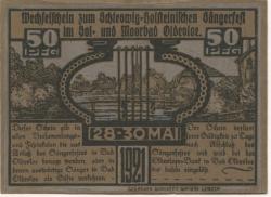 Oldesloe (Bad) -Schleswig-Holsteinisches Sängerfest - 28.-30.5.1921 - 50 Pfennig