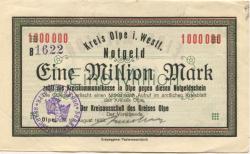 Olpe - Kreis - 10,8.1923 - 1 Million Mark