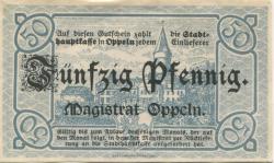 Oppeln (heute: PL-Opole) - Stadt - -- - 50 Pfennig