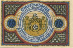 Osnabrück - Stadt - Juli 1921 - 10 Pfennig