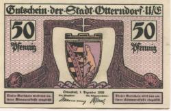 Otterndorf - Stadt - 1.12.1920 - 50 Pfennig