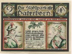 Paderborn - Stadt - 10.11.1921 - 2 Mark 