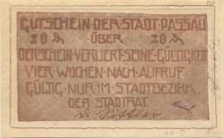 Passau - Stadt - -- - 20 Pfennig