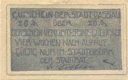 Passau - Stadt - -- - 20 Pfennig