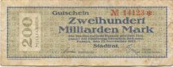 Passau - Stadt - 13.11.1923 - 200 Milliarden Mark