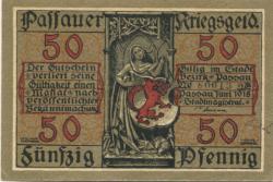 Passau - Stadt - Juni 1918 - 50 Pfennig