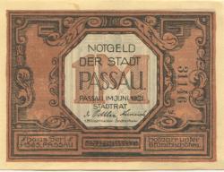Passau - Stadt - Juni 1921 - 1 Mark
