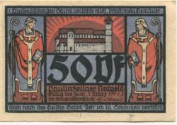 Paulinzella (heute: Königsee) - Gemeinde - - 1.3.1922 - 50 Pfennig