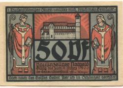 Paulinzella (heute: Königsee) - Gemeinde - - 31.3.1922 - 50 Pfennig