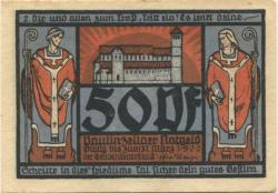 Paulinzella (heute: Königsee) - Gemeinde - - 31.3.1922 - 50 Pfennig