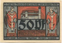 Paulinzella (heute: Königsee) - Gemeinde - - 31.3.1922 - 50 Pfennig