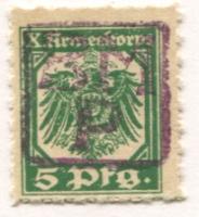 Peine - X.Armeekorps, Gefangenenlager - -- - 5 Pfennig