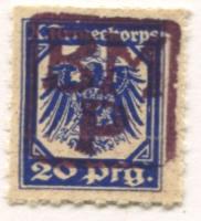 Peine - X.Armeekorps, Gefangenenlager - -- - 20 Pfennig