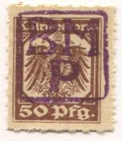 Peine - X.Armeekorps, Gefangenenlager - -- - 50 Pfennig