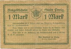Penig - Stadt - 6.2.1922 - 28.2.1922 - 1 Mark