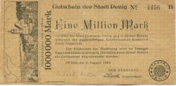 Penig - Stadt - 8.8.1923 - 1 Million Mark