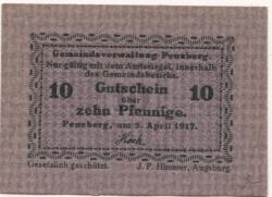 Penzberg - Gemeinde - 5.4.1917 - 10 Pfennig