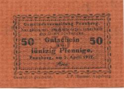 Penzberg - Gemeinde - 5.4.1917 - 50 Pfennig