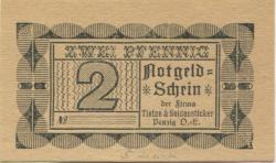 Penzig (heute: PL-Piensk) - Tietze & Seidensticker, Glasfabrik Marienhütte - -- - 2 Pfennig 