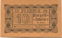 Penzig (heute: PL-Piensk) - Tietze & Seidensticker, Glasfabrik Marienhütte - -- - 10 Pfennig