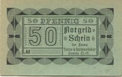 Penzig (heute: PL-Piensk) - Tietze & Seidensticker, Glasfabrik Marienhütte - -- - 25 Pfennig