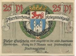 Pfarrkirchen - Stadt - -- - 25 Pfennig