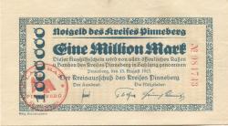 Pinneberg - Kreis - 13.8.1923 - 1 Million Mark