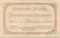 Pirmasens - Stadt - 14.9.1923 - 500000 Mark