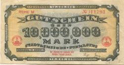 Pirmasens - Stadt - 22.8.1923 - 10 Millionen Mark