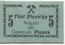 Plessa - Gemeinde - -- - 5 Pfennig