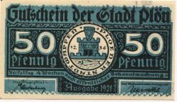 Plön - Stadt - 1921 - 50 Pfennig