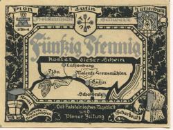 Plön - Ostholsteinisches Tageblatt und Plöner Zeitung - -- - 50 Pfennig