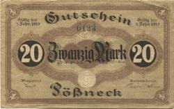 Pößneck - Stadt - - 1.2.1919 - 20 Mark
