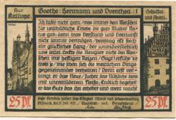 Pößneck - Stadt - 31.7.1921 - 25 Pfennig