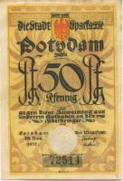 Potsdam - Stadt - 28.11.1921 - 1.4.1922 - 50 Pfennig 