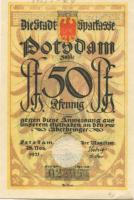 Potsdam - Stadt - 28.11.1921 - 1.4.1922 - 50 Pfennig