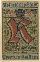 Preetz - Stadt - April 1921 - 50 Pfennig