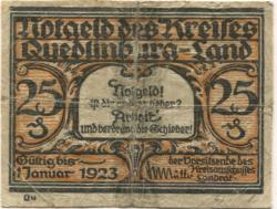 Quedlinburg - Kreis - - 1.1 1923 - 25 Pfennig 