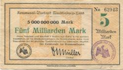 Quedlinburg - Kreis - -- - 5 Milliarden Mark 
