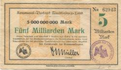 Quedlinburg - Kreis - -- - 5 Milliarden Mark