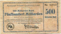 Quedlinburg - Kreis - -- - 500 Milliarden Mark 