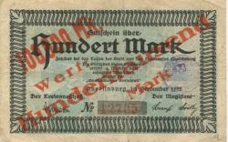 Quedlinburg - Stadt - -- - 100000 Mark