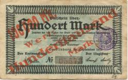 Quedlinburg - Stadt - -- - 100000 Mark