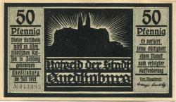 Quedlinburg - Stadt - Juli 1921 - 50 Pfennig 