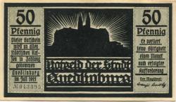 Quedlinburg - Stadt - Juli 1921 - 50 Pfennig