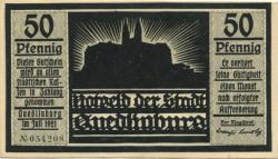 Quedlinburg - Stadt - Juli 1921 - 50 Pfennig
