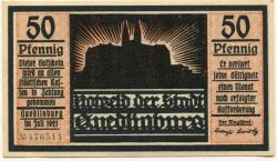 Quedlinburg - Stadt - Juli 1921 - 50 Pfennig 